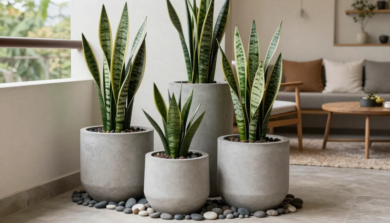 Balkon met kleurrijke bloemen en planten